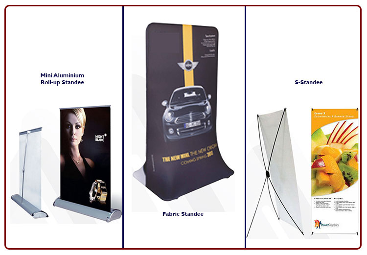 aluminium roll-up standees