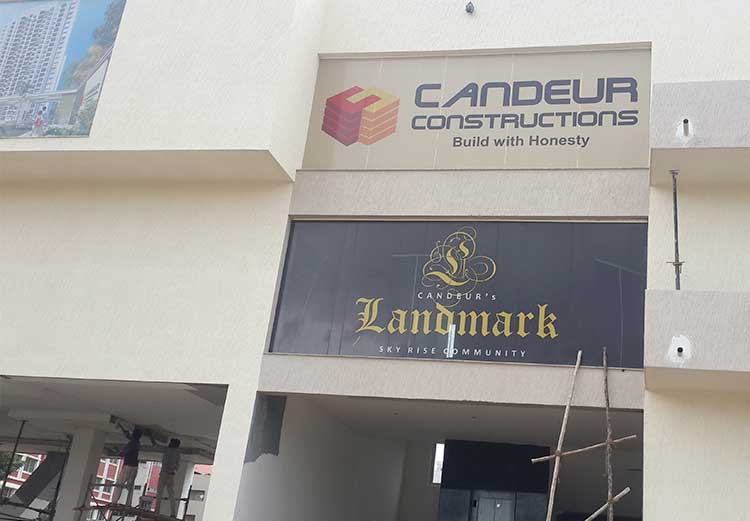 candeur landmark indoor branding