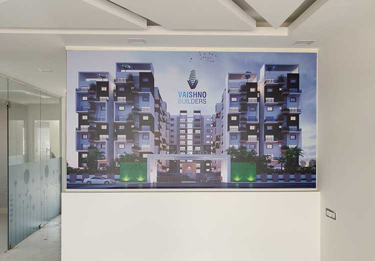 vaishno builders indoor branding